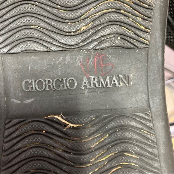Black Giorgio Armani Shoes size 9 1/2 - Picture 5 of 7